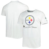 Pittsburgh Steelers New Era Historic Champs T-Shirt - White cheap