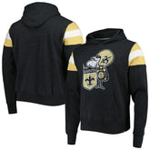 New Orleans Saints '47 Legacy Premier Nico Pullover Hoodie - Black discount
