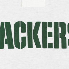 Green Bay Packers '47 Gridiron Lace-Up Pullover Hoodie - Heather Gray on sale