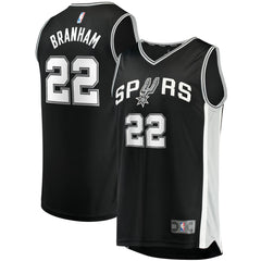 Malaki Branham San Antonio Spurs Fast Break Replica Player Jersey - Icon Edition - Black | Fanatics for sale