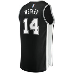Blake Wesley San Antonio Spurs Fast Break Replica Player Jersey - Icon Edition - Black | Fanatics discount