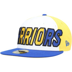 Golden State Warriors Back Half 9FIFTY Fitted Hat sale - White/Royal | New Era for sale