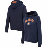 Houston Astros Pro Standard Women's Classic Fleece Pullover Hoodie - Navy