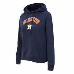 Houston Astros Pro Standard Women's Classic Fleece Pullover Hoodie - Navy