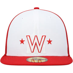 Washington Nationals 2023 On-Field Batting Practice 59FIFTY Fitted Hat - White/Red | New Era