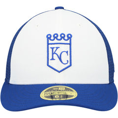 Kansas City Royals 2023 On-Field Batting Practice Low Profile 59FIFTY Fitted Hat - Royal/White | New Era