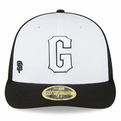 San Francisco Giants 2023 On-Field Batting Practice Low Profile 59FIFTY Fitted Hat - White/Black | New Era