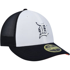 Detroit Tigers 2023 On-Field Batting Practice Low Profile 59FIFTY Fitted Hat - White/Navy | New Era