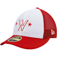 Washington Nationals 2023 On-Field Batting Practice Low Profile 59FIFTY Fitted Hat - White/Red | New Era