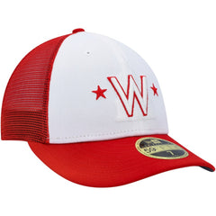 Washington Nationals 2023 On-Field Batting Practice Low Profile 59FIFTY Fitted Hat - White/Red | New Era