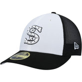 Chicago White Sox 2023 On-Field Batting Practice Low Profile 59FIFTY Fitted Hat - White/Black | New Era