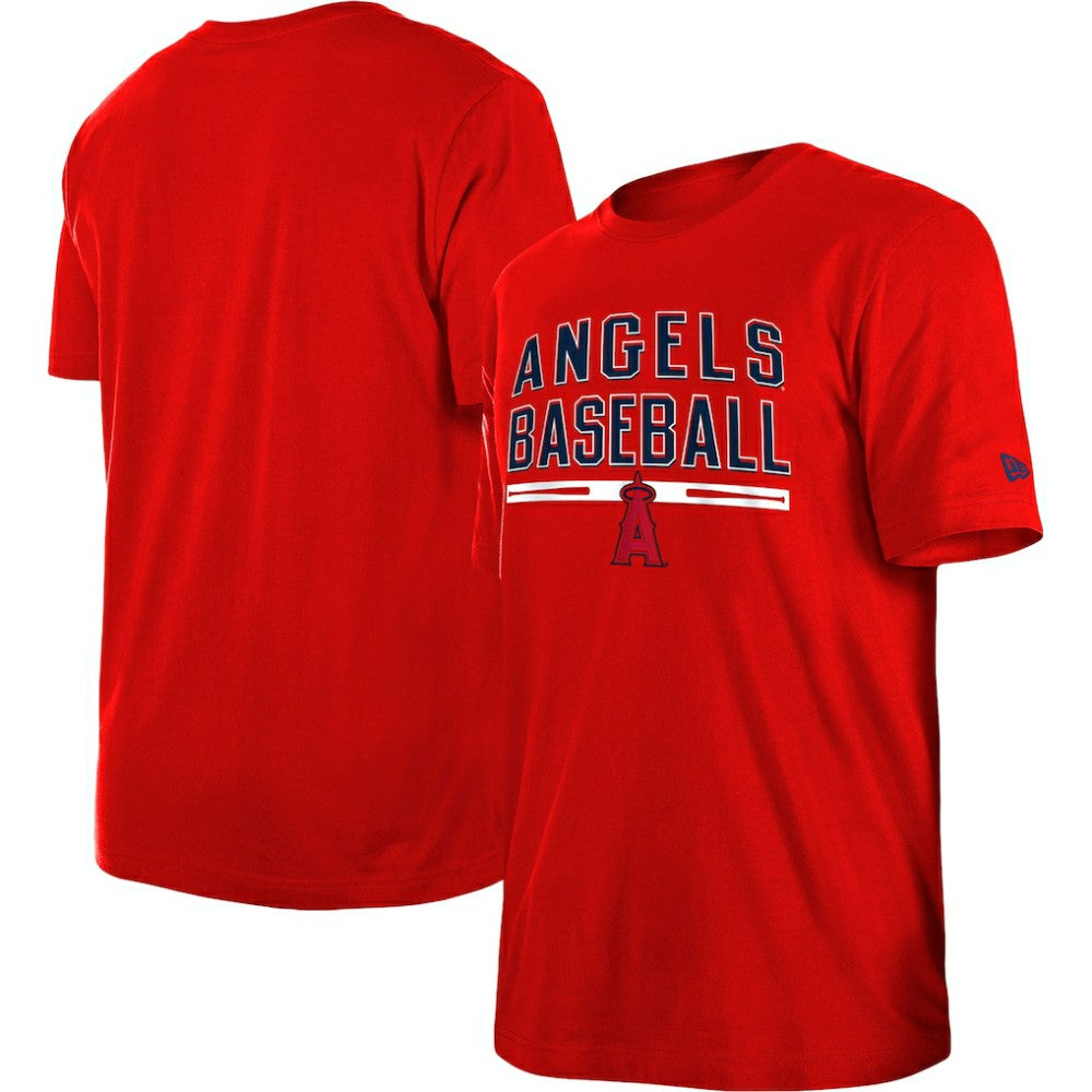 Los Angeles Angels Batting Practice T-Shirt - Red | New Era
