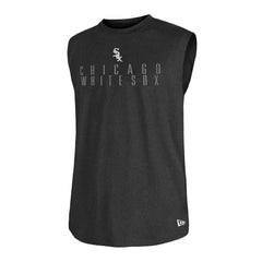 Chicago White Sox Team Muscle Tank Top - Heather Black | New Era