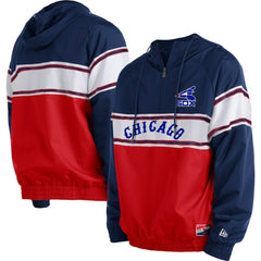 Chicago White Sox Ripstop Raglan Quarter-Zip Hoodie - Navy | New Era