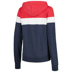 Boston Red Sox Women's Colorblock Full-Zip Hoodie Jacket - Heather Navy | New Era