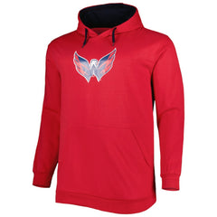 Washington Capitals Big & Tall Fleece Pullover Hoodie Red