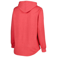 Washington Capitals Women's Plus Size Fleece Pullover Hoodie Heather Red