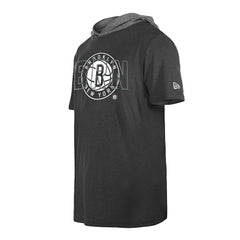 Brooklyn Nets Active Hoodie T-Shirt - Black | New Era sale