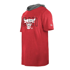 Chicago Bulls Active Hoodie T-Shirt sale - Heather Red | New Era cheap