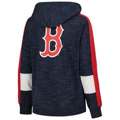 Boston Red Sox Women's Colorblock Full-Zip Hoodie - Navy | New Era