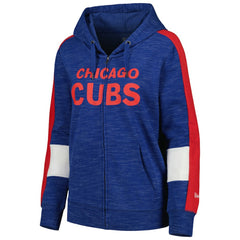 Chicago Cubs Women's Colorblock Full-Zip Hoodie - Royal | New Era