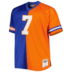 John Elway Denver Broncos Big & Tall Split Legacy Retired Player Replica Jersey - Royal/Orange outlet