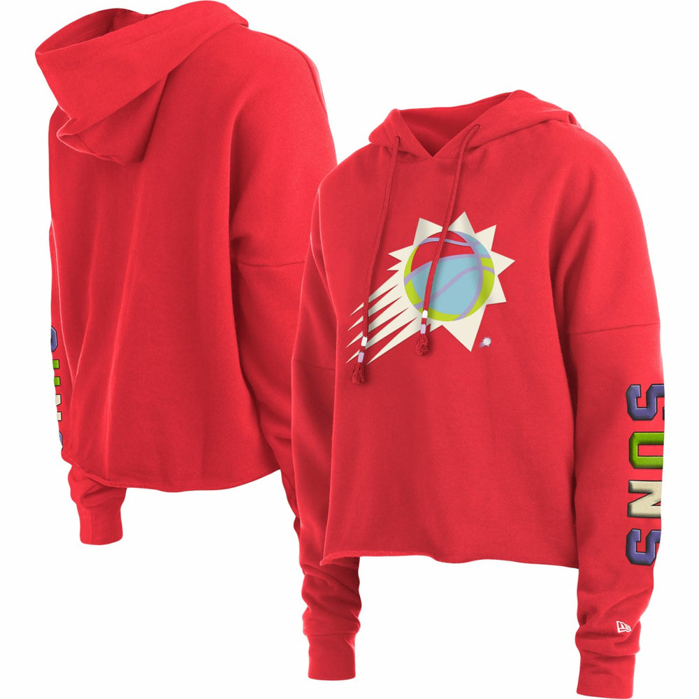 Phoenix Suns Women's Color Pack Cropped Top Pullover Hoodie - Red | New Era online