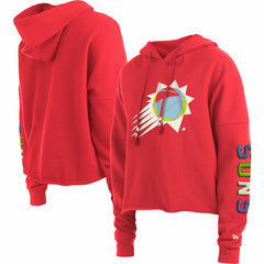 Phoenix Suns Women's Color Pack Cropped Top Pullover Hoodie - Red | New Era online