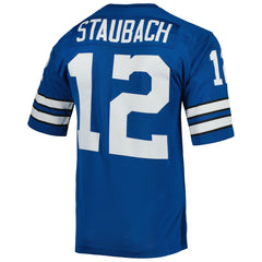 Roger Staubach Dallas Cowboys 1971 Authentic Throwback Retired Player Jersey - Royal sale