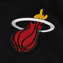 Miami Heat Pro Standard Women's Classic Fleece Cropped Pullover Hoodie - Black cheap