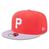 Pittsburgh Pirates Spring Basic Two-Tone 9FIFTY Snapback Hat - Red/Purple | New Era