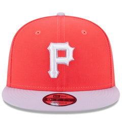 Pittsburgh Pirates Spring Basic Two-Tone 9FIFTY Snapback Hat - Red/Purple | New Era