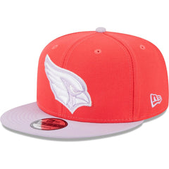 Arizona Cardinals New Era Two-Tone Color Pack 9FIFTY Snapback Hat - Red/Lavender outlet