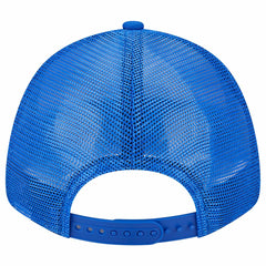 Los Angeles Rams New Era Team Stripe Trucker 9FORTY Snapback Hat - Cream/Royal discount