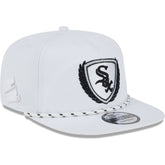 Chicago White Sox Golfer Tee 9FIFTY Snapback Hat - White | New Era