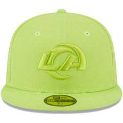 Los Angeles Rams New Era Color Pack Brights 59FIFTY Fitted Hat - Neon Green discount