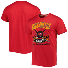Tampa Bay Buccaneers Homage Super Bowl Classics Tri-Blend T-Shirt - Red for sale
