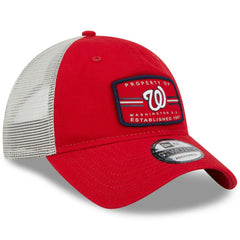 Washington Nationals Property Trucker 9TWENTY Snapback Hat - Red | New Era