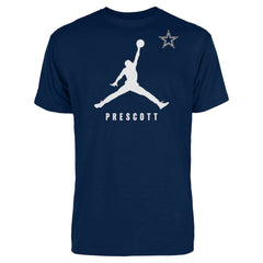 Dak Prescott Dallas Cowboys Jordan Brand Graphic T-Shirt - Navy outlet