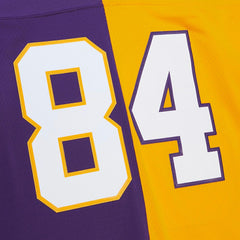 Randy Moss Minnesota Vikings 1998 Split Legacy Replica Jersey - Purple/Gold online