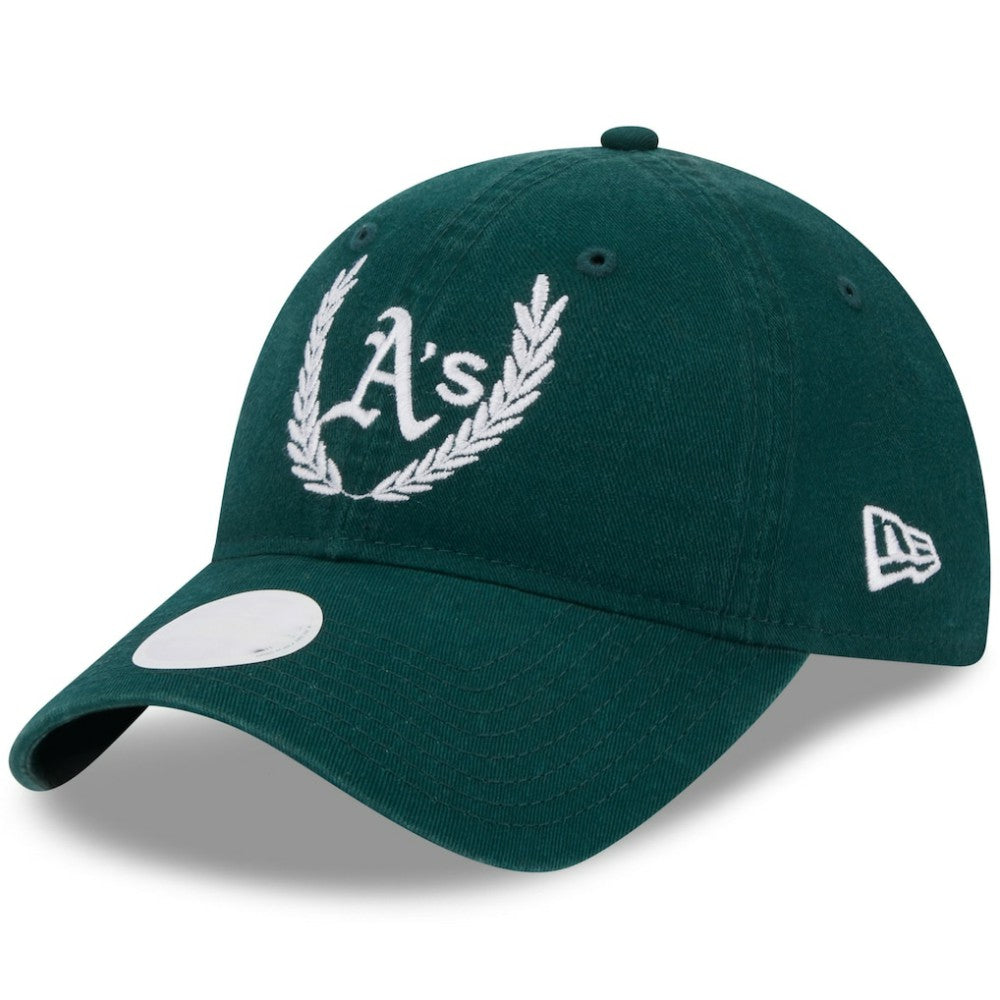 Athletics Women's Leaves 9TWENTY Adjustable Hat - Green | New Era