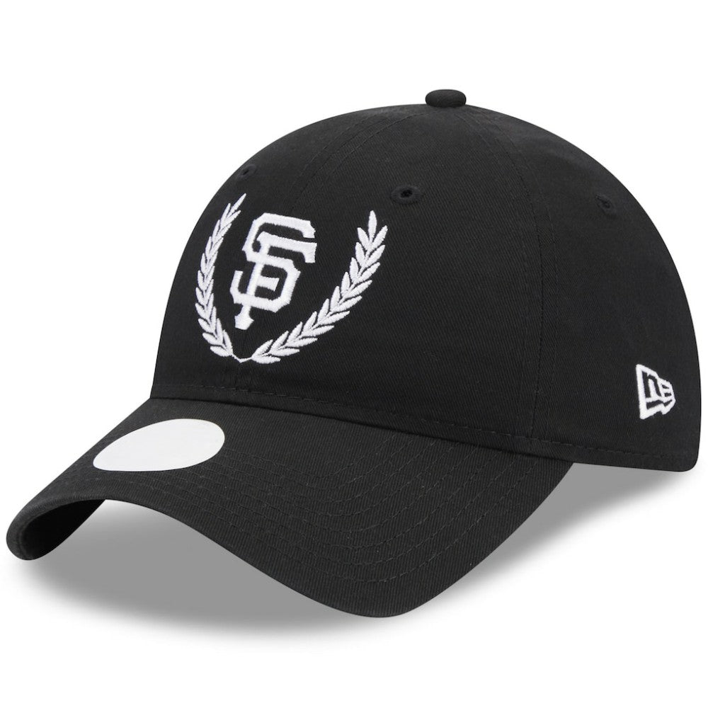 San Francisco Giants Women's Leaves 9TWENTY Adjustable Hat - Black | New Era