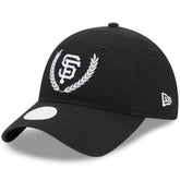 San Francisco Giants Women's Leaves 9TWENTY Adjustable Hat - Black | New Era