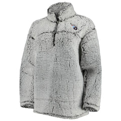 Tennessee Titans G-III 4Her by Carl Banks Women's Sherpa Quarter-Zip Jacket - Gray cheap