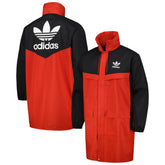 Manchester United Originals Hoodie Full-Zip Bench Jacket - Red/Black | Adidas outlet