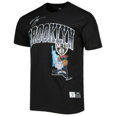 Brooklyn Nets Pro Standard Hometown Chenille T-Shirt - Black shop
