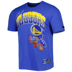 Golden State Warriors Pro Standard Hometown Chenille T-Shirt sale - Royal sale