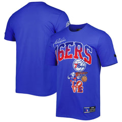 Philadelphia 76ers Pro Standard Hometown Chenille T-Shirt - Royal sale