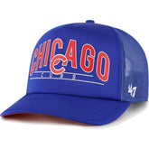 Chicago Cubs Backhaul Foam Trucker Snapback Hat - Royal | 47 brand