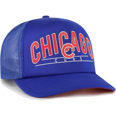 Chicago Cubs Backhaul Foam Trucker Snapback Hat - Royal | 47 brand